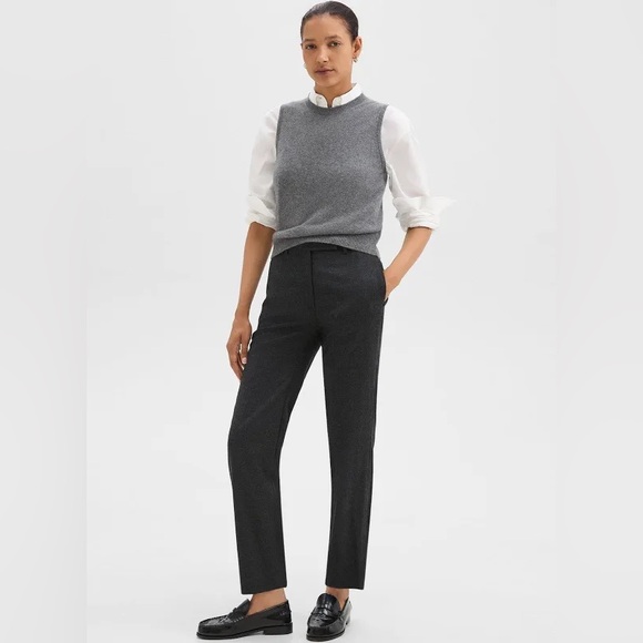 Theory Pants - Theory Wool Slim Fit Trousers
